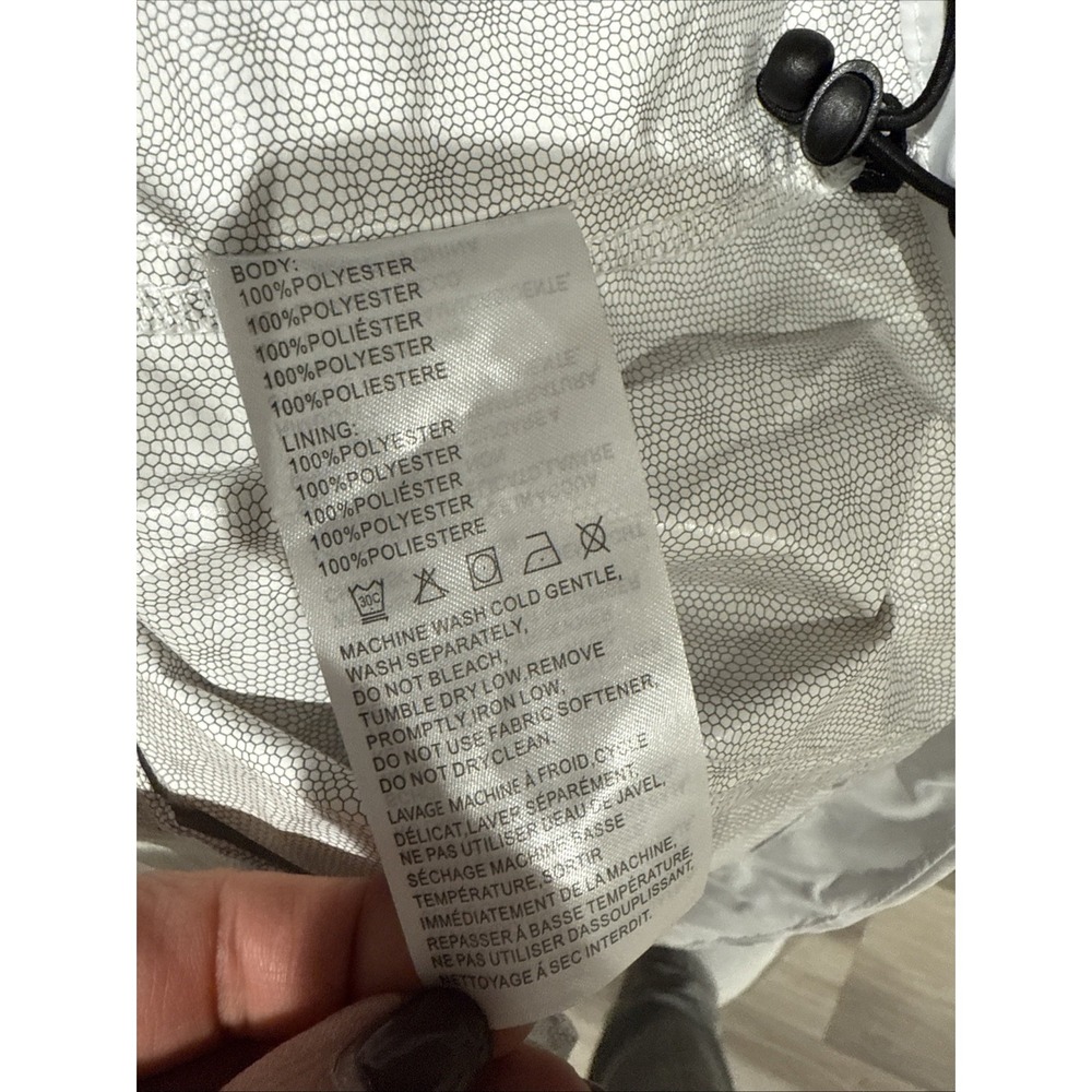 Baleaf White Cycling Running Jacket Coat Windbreaker Waterproof XXL New - Picture 10 of 10
